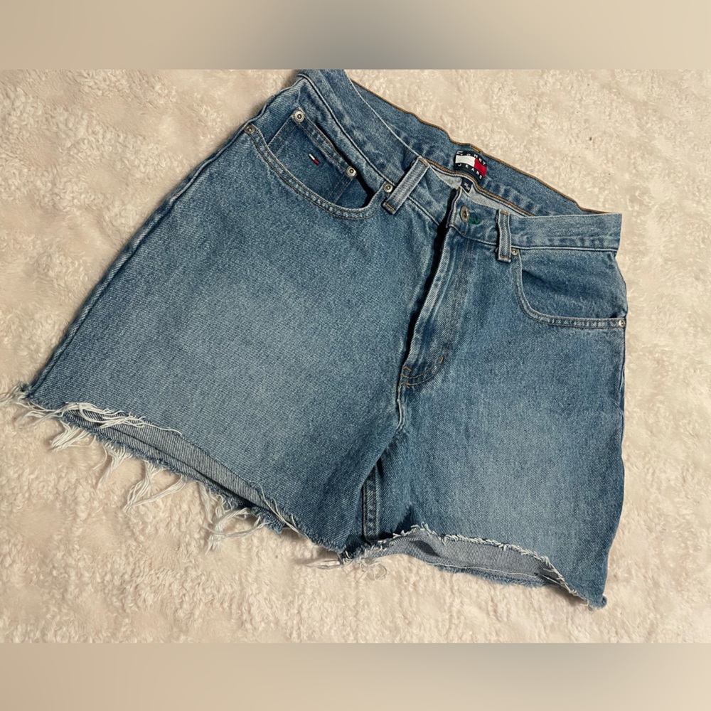 Tommy Hilfiger Blue Denim Women Shorts
